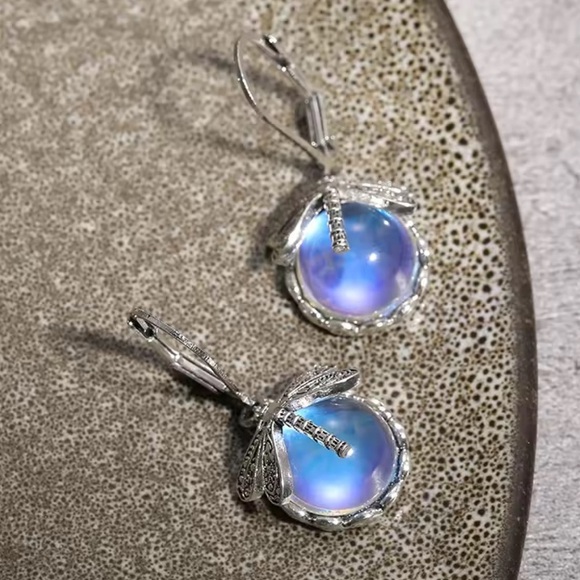 Silver Dragonfly Khalisa Earrings - Picture 3 of 8